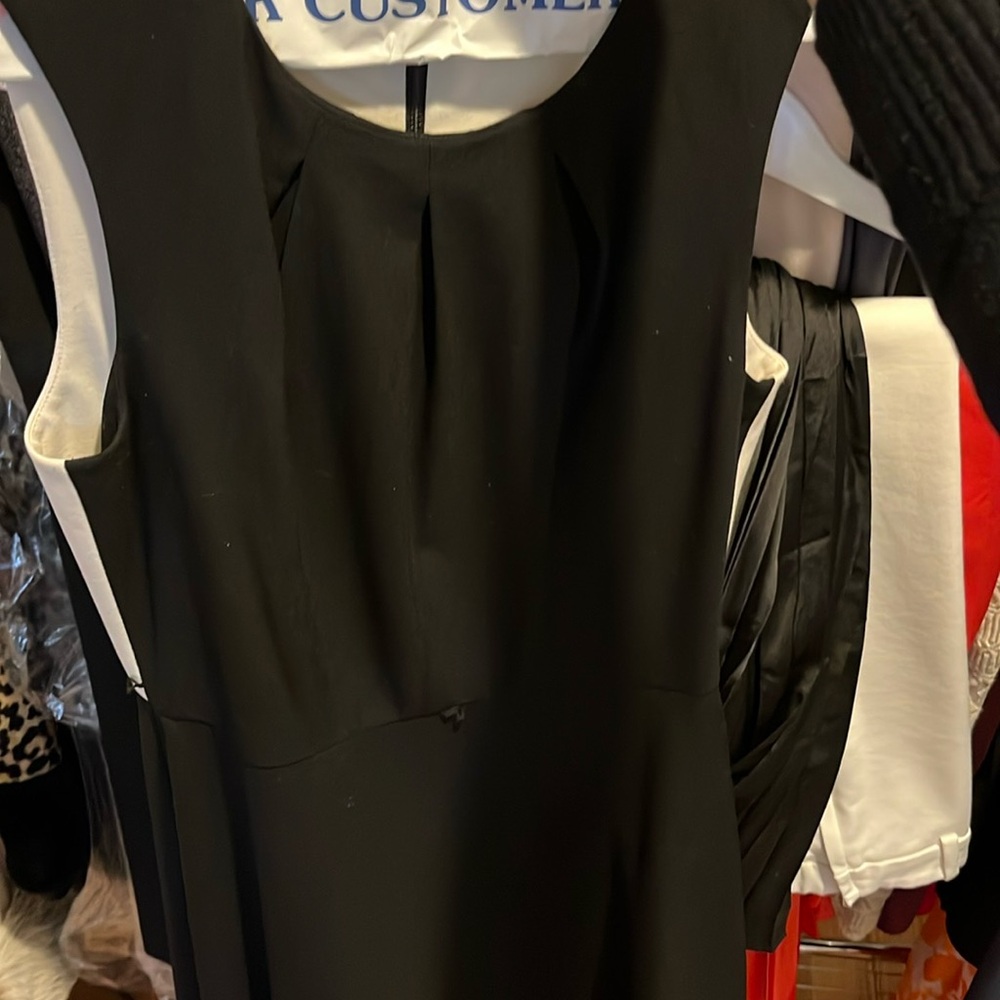 Calvin Klein Black And White Office Dress Size 4
